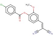 4-氯<span class='lighter'>苯甲酸</span>-[4-(2,2-二氰基乙烯基)-2-<span class='lighter'>甲</span>氧基]苯基<span class='lighter'>酯</span>