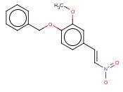 4-<span class='lighter'>苄</span><span class='lighter'>氧基</span>-3-<span class='lighter'>甲</span><span class='lighter'>氧基</span>-回旋-硝基苯乙烯