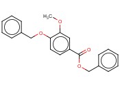 4-(<span class='lighter'>苄</span><span class='lighter'>氧基</span>)-3-<span class='lighter'>甲</span><span class='lighter'>氧基</span>苯甲酸<span class='lighter'>苄</span>酯