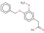 4-<span class='lighter'>苄</span><span class='lighter'>氧基</span>-3-<span class='lighter'>甲</span>氧苯基乙酸
