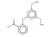 2-[(4,6-二甲氧基<span class='lighter'>嘧啶</span>-2-基)氧基]苯<span class='lighter'>甲酸</span>