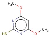 2-<span class='lighter'>巯基</span>-4,6-<span class='lighter'>二</span>甲氧基嘧啶