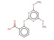 2-[(4,6-二甲氧基<span class='lighter'>嘧啶</span>-2-基)硫代]苯<span class='lighter'>甲酸</span>