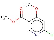 METHYL <span class='lighter'>2-CHLORO-4-METHOXYPYRIDINE-5-CARBOXYLATE</span>