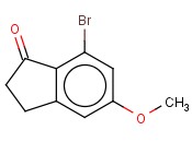 7-BROMO-5-METHOXY-1-<span class='lighter'>INDANONE</span>