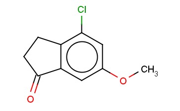 4-CHLORO-6-METHOXY-1-<span class='lighter'>INDANONE</span>