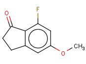 7-FLUORO-5-METHOXY-1-<span class='lighter'>INDANONE</span>