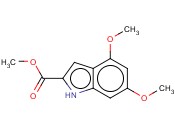 4,6-二<span class='lighter'>甲</span><span class='lighter'>氧基</span>-2-<span class='lighter'>吲哚</span><span class='lighter'>羧酸</span><span class='lighter'>甲</span>酯