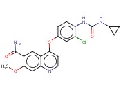 4-[3-<span class='lighter'>CHLORO</span>-4-(CYCLOPROPYL<span class='lighter'>AMINO</span>CARBONYL)<span class='lighter'>AMINO</span>PHENOXY]-7-METHOXY-6-QUINOLINECARBOXAMIDE