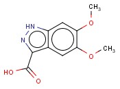 5,6-二甲氧基-1H-<span class='lighter'>吲</span><span class='lighter'>唑</span>-3-甲酸