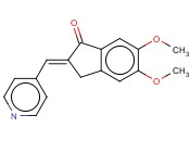 5,6-二甲氧基-2-(4-吡啶基)亚甲基-1-<span class='lighter'>茚</span><span class='lighter'>酮</span>