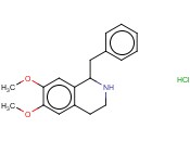 1-<span class='lighter'>苄</span>-6,7-二甲氧基-1,2,3,4-四羟基异喹啉<span class='lighter'>盐酸盐</span>