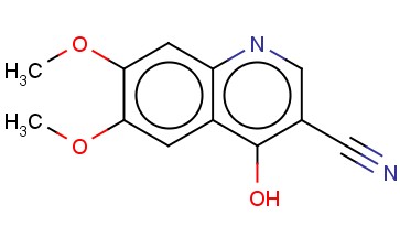 <span class='lighter'>3-QUINOLINECARBONITRILE</span>, <span class='lighter'>4-HYDROXY-6,7-DIMETHOXY-</span>