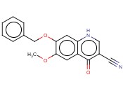 1,4-DIHYDRO-6-METHOXY-4-OXO-7-(PHENYLMETHOXY)-<span class='lighter'>3-QUINOLINECARBONITRILE</span>