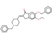 1-BENZYL-4-[(6-BENZYLOXY-5-METHOXY-1-<span class='lighter'>INDANONE</span>)-2-YLIDENYLMETHYL]PIPERIDINE