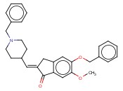 1-BENZYL-4-[(5-BENZYLOXY-6-METHOXY-1-<span class='lighter'>INDANONE</span>)-2-YLIDENYL]METHYLPIPERIDINE