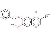 4-CHLORO-7-METHOXY-6-(PHENYLMETHOXY)-<span class='lighter'>3-QUINOLINECARBONITRILE</span>