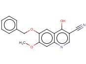 <span class='lighter'>3-QUINOLINECARBONITRILE</span>, 4-HYDROXY-7-METHOXY-6-(PHENYLMETHOXY)-