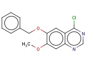4-氯-6-<span class='lighter'>苄</span><span class='lighter'>氧基</span>-7-<span class='lighter'>甲</span><span class='lighter'>氧基</span>喹唑啉
