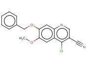 <span class='lighter'>3-QUINOLINECARBONITRILE</span>, 4-CHLORO-6-METHOXY-7-(PHENYLMETHOXY)-