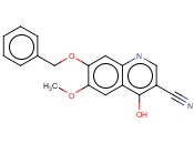 4-HYDROXY-6-METHOXY-7-(PHENYLMETHOXY)-<span class='lighter'>3-QUINOLINECARBONITRILE</span>