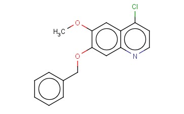 <span class='lighter'>7-BENZYLOXY-4-CHLORO-6-METHOXYQUINOLINE</span>