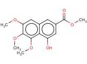 4-HYDROXY-5,6,7-TRIMETHOXY-2-NAPHTHALENECARBOXYLIC ACID METHYL ESTER