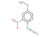 4-甲氧基-2-硝基苯基<span class='lighter'>异</span><span class='lighter'>硫</span><span class='lighter'>氰酸</span><span class='lighter'>酯</span>
