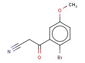 3-(2-<span class='lighter'>溴</span>-5-<span class='lighter'>甲</span><span class='lighter'>氧基</span>苯基)-3-氧丙腈