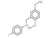 N-[(2,5-DIMETHOXYPHENYL)METHYL]-<span class='lighter'>4-IODOANILINE</span>