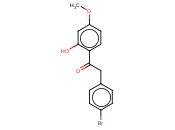 2-(4-<span class='lighter'>溴</span><span class='lighter'>苯基</span>)-1-(2-羟基-4-<span class='lighter'>甲</span><span class='lighter'>氧</span><span class='lighter'>苯基</span>)<span class='lighter'>乙</span>酮