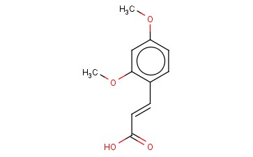 TRANS-<span class='lighter'>2,4-DIMETHOXYCINNAMIC</span> ACID