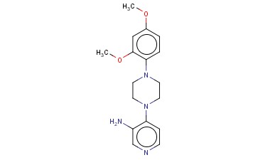 1-(3-AMINO-4-PYRIDYL)-4-(2,4-DIMETHOXYPHENYL)PIPERAZINE