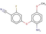 4-(2-AMINO-5-METHOXYPHENOXY)-<span class='lighter'>2-FLUOROBENZONITRILE</span>