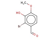 2-<span class='lighter'>溴</span>-3-羟基-4-<span class='lighter'>甲</span><span class='lighter'>氧基</span>苯甲醛