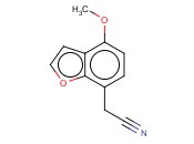 <span class='lighter'>4-METHOXY-7-BENZOFURANACETONITRILE</span>