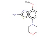 4-METHOXY-7-MORPHOLINOBENZO[D]<span class='lighter'>THIAZOL-2-AMINE</span>