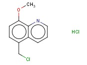 8-<span class='lighter'>甲</span><span class='lighter'>氧基</span>-5-氯甲基喹啉<span class='lighter'>盐酸盐</span>