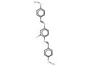 BIS-(4-METHOXYBENZYLIDENE)-2-CHLORO-1,4-<span class='lighter'>PHENYLENEDIAMINE</span>