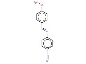 4-[(4-甲氧基<span class='lighter'>苯</span><span class='lighter'>亚</span><span class='lighter'>甲基</span>)<span class='lighter'>氨基</span>]氰<span class='lighter'>苯</span>
