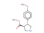 <span class='lighter'>反式</span>-4-(4-<span class='lighter'>甲</span>氧基苯基)吡咯烷-3-羧酸<span class='lighter'>甲</span><span class='lighter'>酯</span>