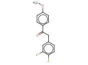 2-(<span class='lighter'>3,4-difluorophenyl</span>)-1-(4-methoxyphenyl)ethanone