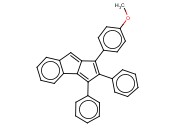 1-(4-METHOXYPHENYL)-2,3-DIPHENYLCYCLOPENTA(A)<span class='lighter'>INDENE</span>