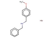 N-BENZYL-1-(4-METHOXYPHENYL)METHANAMINE <span class='lighter'>HYDROBROMIDE</span>
