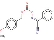 2-(4-<span class='lighter'>甲</span><span class='lighter'>氧基</span><span class='lighter'>苄</span><span class='lighter'>氧基</span>碳<span class='lighter'>氧基</span>亚氨基)-2-苯乙腈