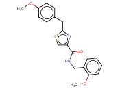 N-(<span class='lighter'>2-METHOXYBENZYL</span>)-2-(4-<span class='lighter'>METHOXYBENZYL</span>)-1,3-THIAZOLE-4-CARBOXAMIDE