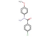 4-氯苯甲酸1-(4-<span class='lighter'>甲</span>氧苯基)<span class='lighter'>酰</span><span class='lighter'>肼</span>