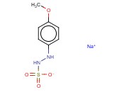 SODIUM(4-<span class='lighter'>METHOXYPHENYL</span>)HYDRAZINESULFONATE