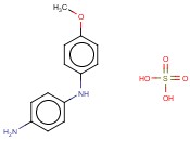 变胺蓝B<span class='lighter'>硫酸盐</span>(=4-氨基-4'-甲氧基二苯胺<span class='lighter'>硫酸盐</span>)[用于铁-滴定]