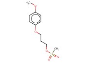 3-(4-<span class='lighter'>甲</span><span class='lighter'>氧基</span><span class='lighter'>苯</span><span class='lighter'>氧基</span>)-丙基甲烷磺酸